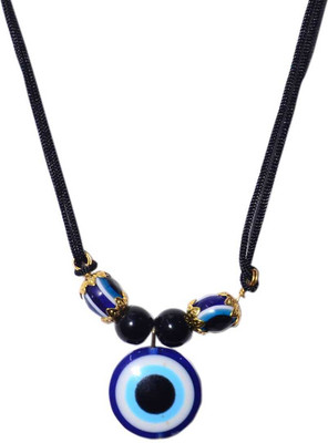 Takshila Gems Evil Eye Pendant Evil Eye Locket for Unisex Nazar Raksha Kavach Locket Silk Dori Pendant