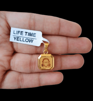 DIVS FASHION HANUMAN PHOTO PRINTED LOCKET Gold-plated Brass Pendant