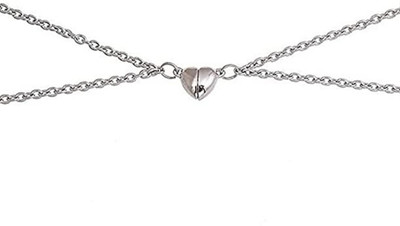 Whitechimes Rhodium Stainless Steel Pendant Set