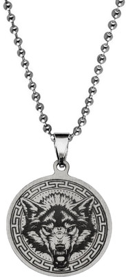 Shiv Jagdamba Sterling Silver Stainless Steel Pendant