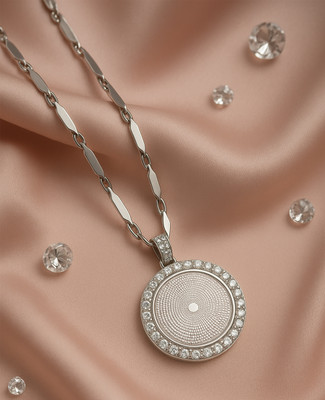 JIPPA Gold-plated, Silver Cubic Zirconia Metal Pendant