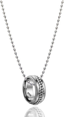 Teeragaj C 372_JSE-SY-SPINER Silver Stone Pendant Set