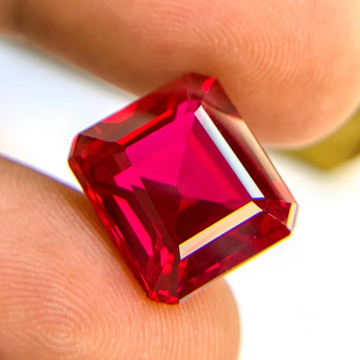 JEMSPRIME 7.25 Ratti 6.25 Crt Ruby Manik Stone Original Certified Natural Loose Gemstone Ruby Stone