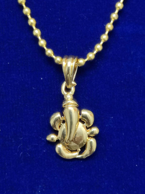 Armoise Trending Pendant locket & Stylish Locket Chain Gold-plated Alloy