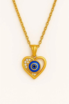 Satyawaak Gold Plated Pendant & Chain for Girls/women Gold-plated Metal Pendant