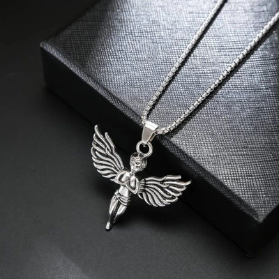 Alviira Sterling Silver Stainless Steel Pendant