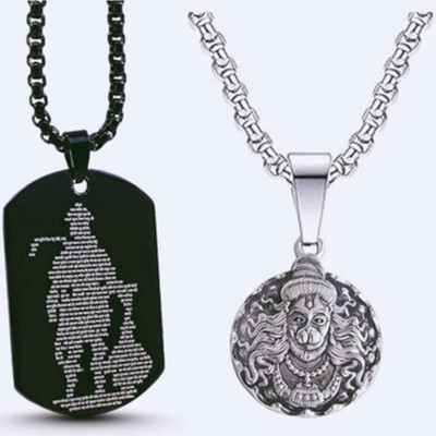 LASHIFY Fashion long chain 21 inch A-24 Brass Brass Locket Set