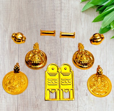 TGS GOLD COVERING Thali Urukal Mangalsutra set Mangalyam for Womens Gold-plated Copper Pendant