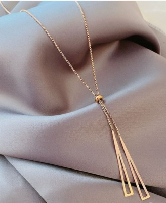 JRISSY Rose Gold-Plated Chain Gold-plated Stainless Steel Pendant