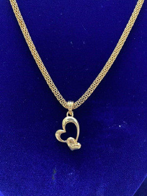 Armoise Pendant Locket Stylish, Fancy Gold-plated Alloy Pendant Set