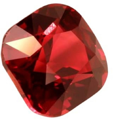 JEMSPRIME 7.25 Ratti 6.25 Crt Natural Burma Ruby Manik Birthstone Original Ruby Stone