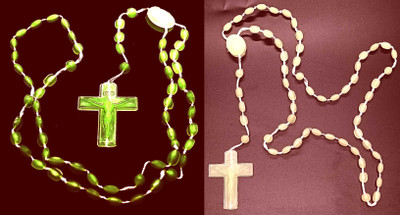 Dynamic Retail Global Jesus Cross Radium Locket Pendant Necklace Religious Jewellery Christmas MA237 Crystal Pendant Set