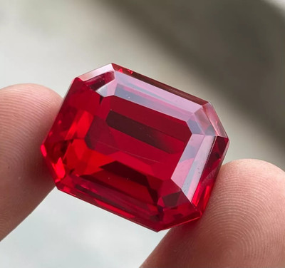 JEMSPRIME 10.25 Ratti 9.00 Crt Super Quality Burma Ruby Stone Original Manik Gemstone Ruby Stone