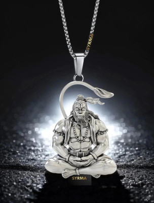 syrma Silver Stainless Steel Locket