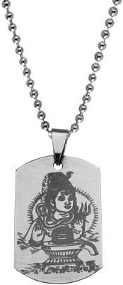 Shiv Jagdamba Religious Lord ShivShankar Mahadev Bholenath Shivling Pendant Necklace Chain Sterling Silver Stainless Steel Pendant