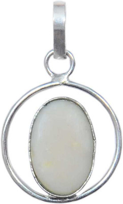 Takshila Gems Natural 7 Carat Opal Pendant Lab Certified Opal Locket for Unisex Opal Stone Locket