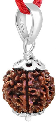 Divine rudras rudraksha pandent Silver Wood Pendant Set