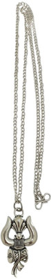 Radhika Collection SHIV SHAKTI KAVACH LOCKET Silver Brass, Alloy Locket