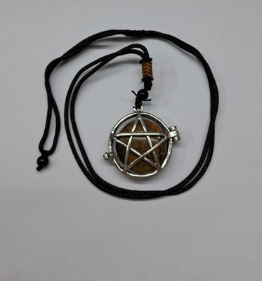 Lucky Rudraksha High Quality Imported Tiger Eye Stone Pendant | Imported Thread | Remedy for Sun Crystal Crystal, Stone Pendant