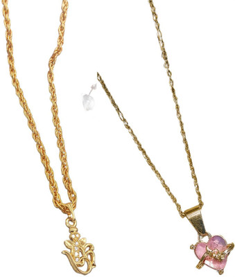 HEM RUPA Gold-plated Brass, Metal Locket Set