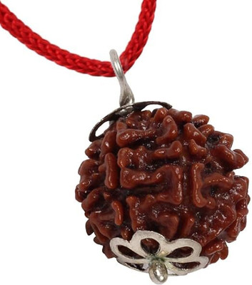 Beautum 7 Mukhi Rudraksha Seven Face Rudraksha Nepali Rudraksha Code:11 Wood Pendant