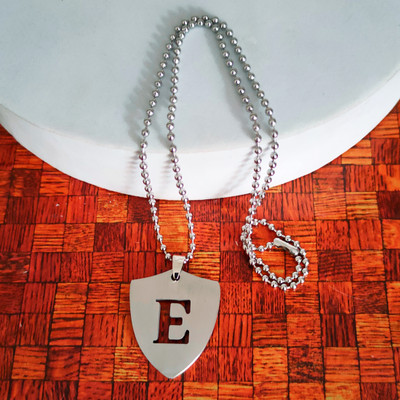 Sullery English Alphabet Initial Charms Letter Initial A Alphabet Letters Script Name Sterling Silver Stainless Steel Pendant