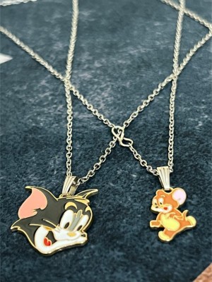 ricky collections TOM AND JERRY PENDENT FOR COUPLES/ FRIENDS Alloy Locket Set