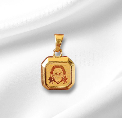 SAPNAPALACE HANUMAN JI LOCKET WITH MICRO GOLD PLATED PRINTED DESIGNER Gold-plated Brass Locket