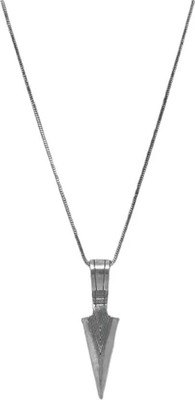 m a enterprises Silver head / spear pendent for men and women / girls and boys Metal Pendant Set