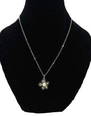 Samyak Fashions Chain pendant set Steel Pendant Set