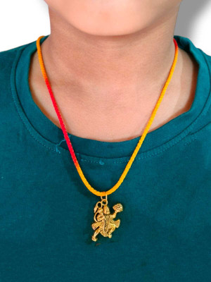 Vanishree World Jai Hanuman Bajrangbali Pendent Locket in God Pendant for Man & Women Alloy Locket