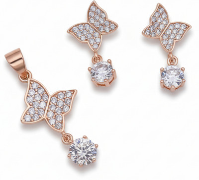 forevershine Alloy Rose Gold Jewellery Set(Pack of 1)