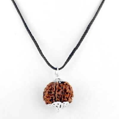 HAPPY CREATION 9 mukhi rudraksha Wood Pendant