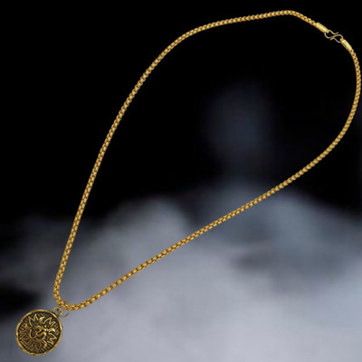 Madhur Creation lord Shiva Mahadev mahakal Shankar nandi trishul locket With Chain Gold-plated Brass, Alloy Locket