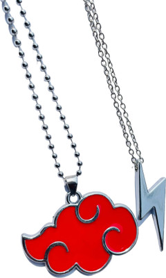 sky enterprises Stylish Flash Logo Design Pendant Red Cloud /Locket for Men and Boys Steel Locket