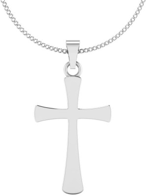 Iski Uski Store Jesus Christ Cross Gold Pendant Platinum Sterling Silver Pendant