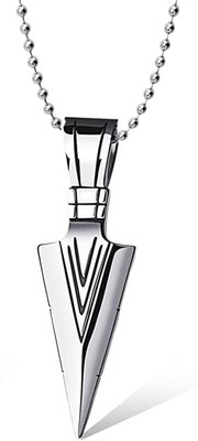 JS Enterprises Sterling Silver Stainless Steel Pendant