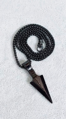 Maatrachaaya Stylish Titanium Plated Arrow Head Pendant Titanium Stainless Steel Pendant
