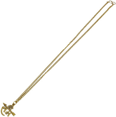 Banke Collection Shree ram Jaap HanumanJi locket for boys With Chain Best Gift to Loved Ones Gold-plated Brass, Alloy Locket Set