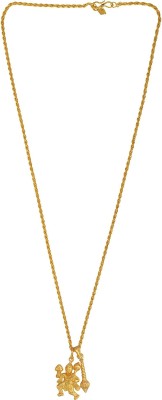 Jagsun Trending Pendant locket & Stylish Locket Chain Gold-plated Alloy