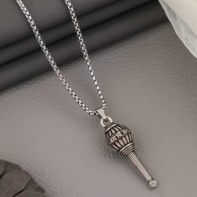 MK Gallery silver pendent set 04 Silver Brass Pendant Set