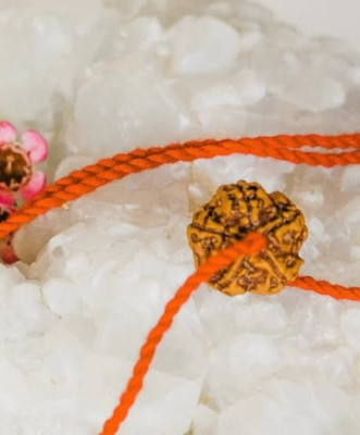 Beautum 5 Mukhi Rudraksha Five Face Rudraksha Natural Man & Woman Wood Pendant