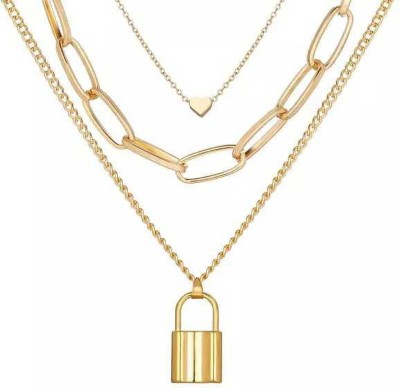 La Belleza golden coloe pendant Alloy