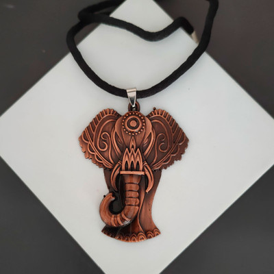 Shiv Jagdamba Rhodium Zinc, Metal Pendant