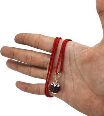 FLY PL STORE Silver Beads Wood Pendant