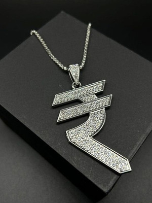 Roadster Men Pendant | Pendant For Men | Boys Chain Locket | Fashion Locket Rhodium Alloy Pendant