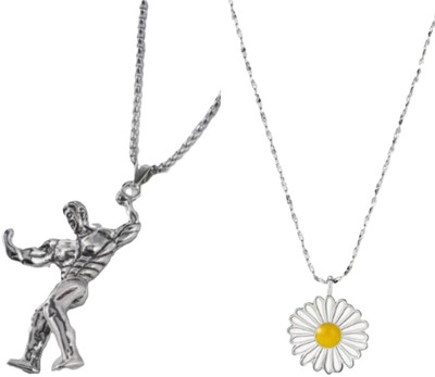 ROOTWAVE Silver Alloy, Stainless Steel Pendant