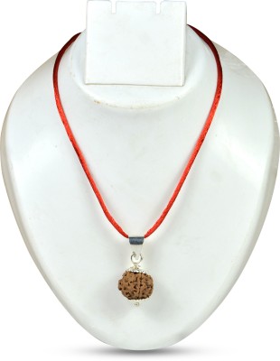 REIKI CRYSTAL PRODUCTS Certified Five 5 Mukhi Rudraksha Pendant/Locket Original Beads Wood Pendant