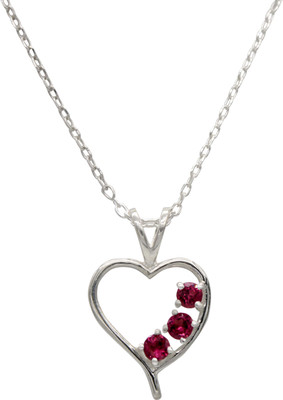 MayraCreationss Pendant Garnet Sterling Silver Pendant