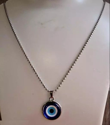Whitechimes Evil Eye Pendant Protect You From Bad Eyes Metal Pendant. Bronze, Stainless Steel Pendant Set